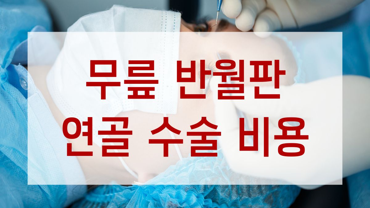 무릎 반월판 연골 수술 비용